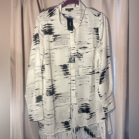 ALFANI
Plus Size Layered-Look Printed Blouse - Picture 5 of 7